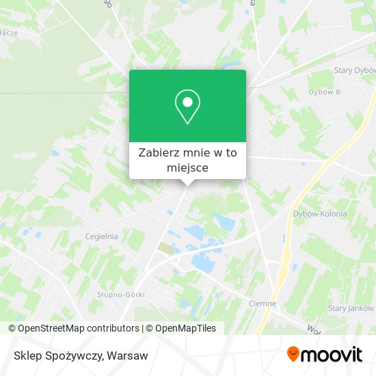 Mapa Sklep Spożywczy