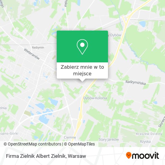 Mapa Firma Zielnik Albert Zielnik