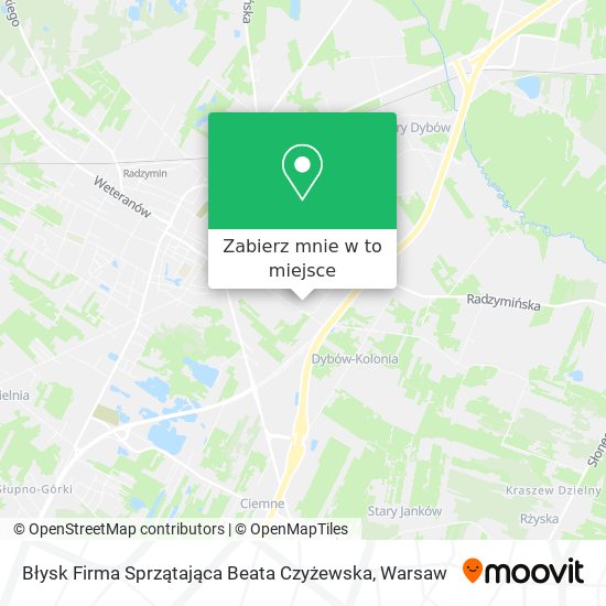 Mapa Błysk Firma Sprzątająca Beata Czyżewska