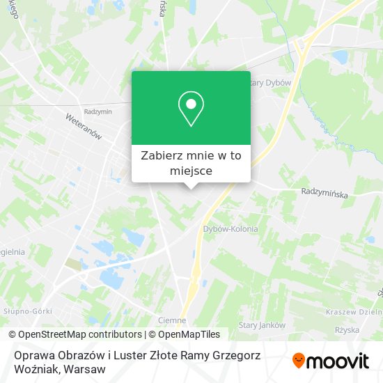 Mapa Oprawa Obrazów i Luster Złote Ramy Grzegorz Woźniak