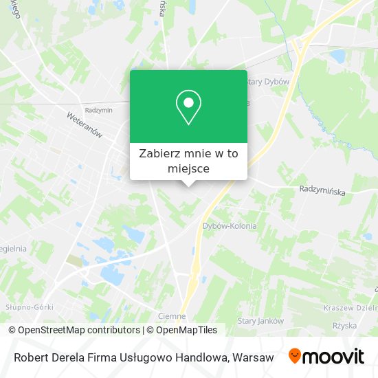 Mapa Robert Derela Firma Usługowo Handlowa