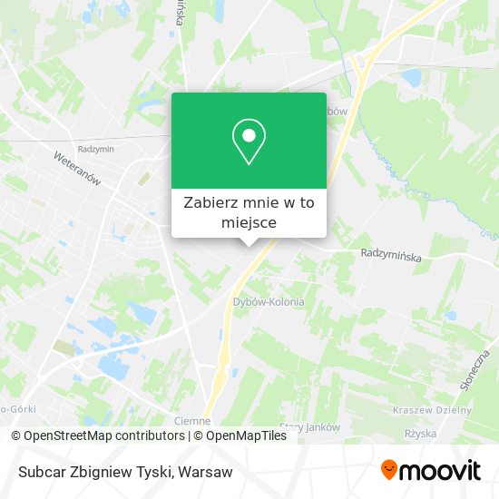 Mapa Subcar Zbigniew Tyski