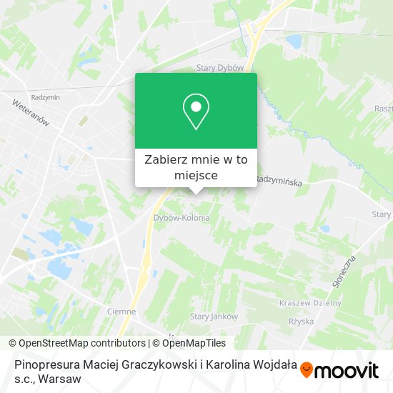 Mapa Pinopresura Maciej Graczykowski i Karolina Wojdała s.c.