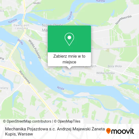 Mapa Mechanika Pojazdowa s.c. Andrzej Majewski Żaneta Kupis