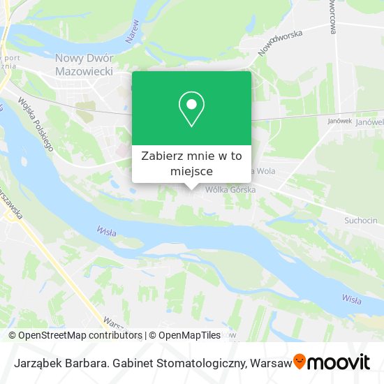 Mapa Jarząbek Barbara. Gabinet Stomatologiczny