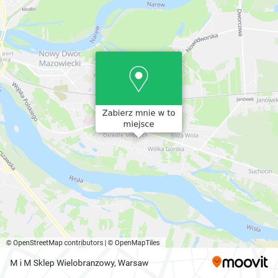 Mapa M i M Sklep Wielobranzowy