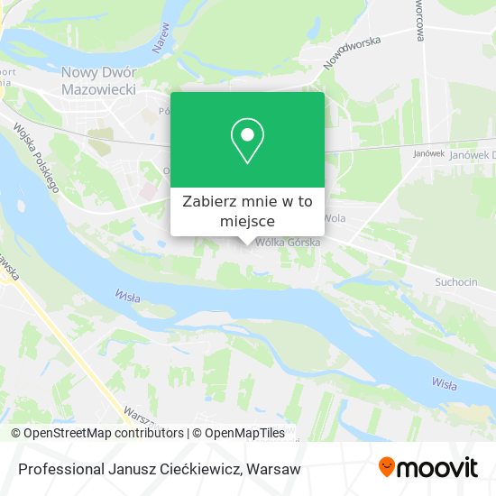 Mapa Professional Janusz Ciećkiewicz