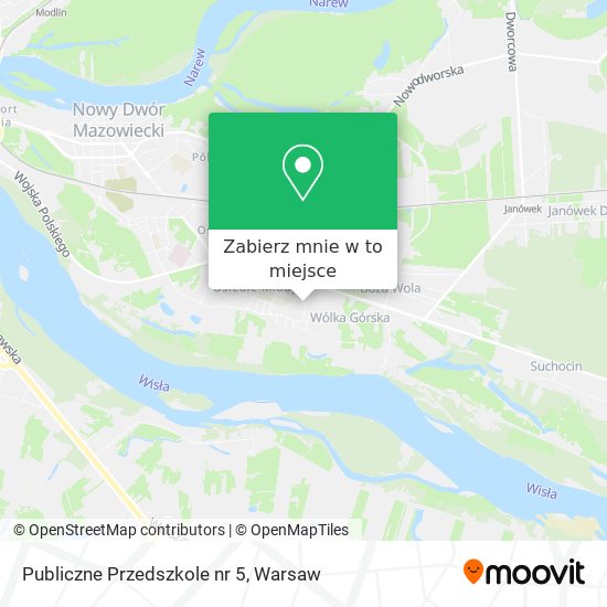 Mapa Publiczne Przedszkole nr 5