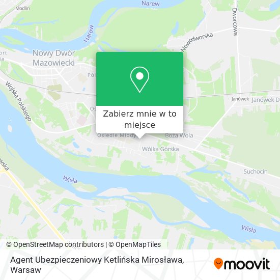 Mapa Agent Ubezpieczeniowy Ketlińska Mirosława