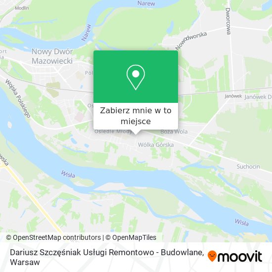 Mapa Dariusz Szczęśniak Usługi Remontowo - Budowlane