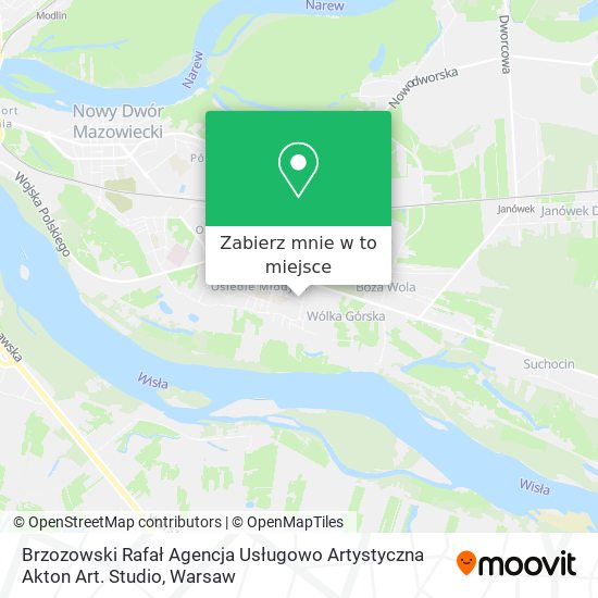 Mapa Brzozowski Rafał Agencja Usługowo Artystyczna Akton Art. Studio