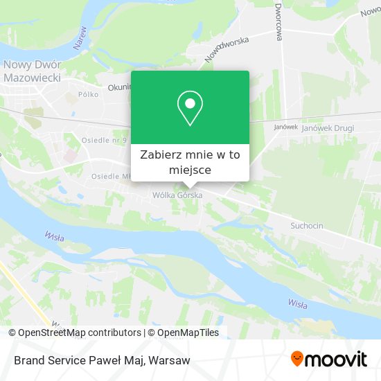 Mapa Brand Service Paweł Maj