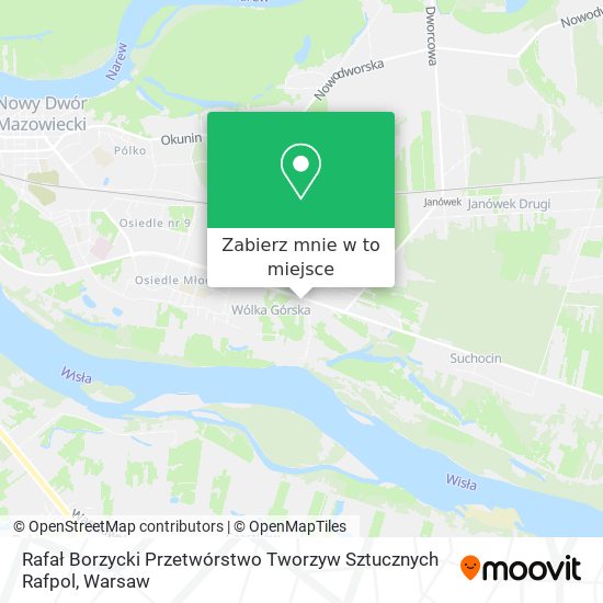 Mapa Rafał Borzycki Przetwórstwo Tworzyw Sztucznych Rafpol