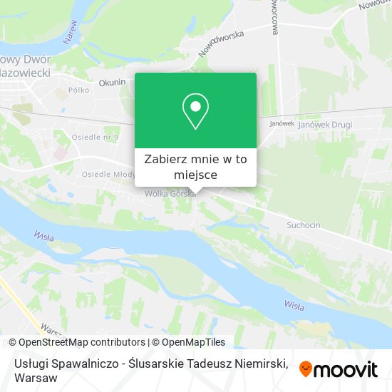 Mapa Usługi Spawalniczo - Ślusarskie Tadeusz Niemirski