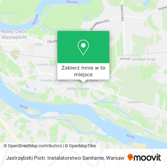 Mapa Jastrzębski Piotr. Instalatorstwo Sanitarne