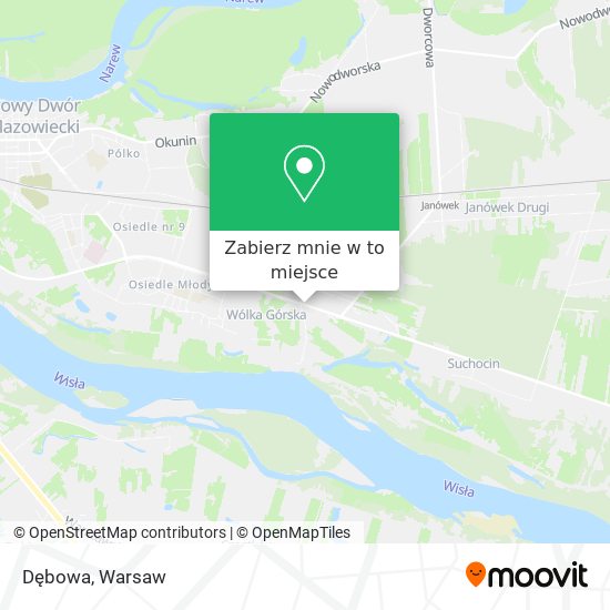 Mapa Dębowa