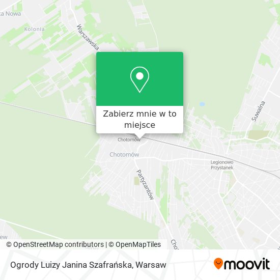 Mapa Ogrody Luizy Janina Szafrańska