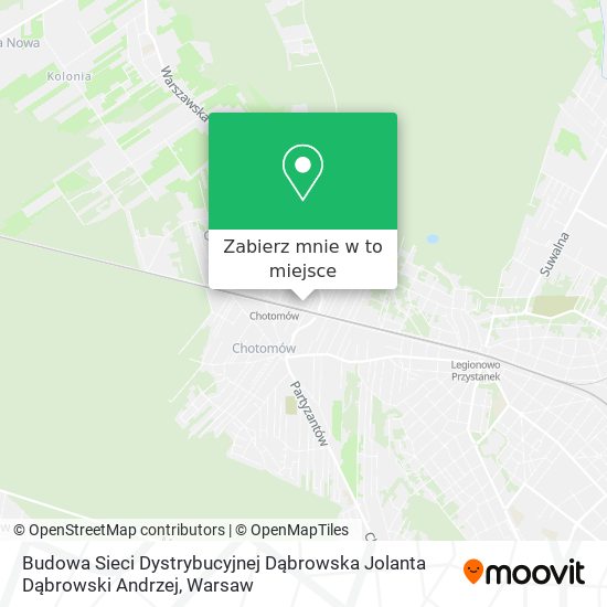 Mapa Budowa Sieci Dystrybucyjnej Dąbrowska Jolanta Dąbrowski Andrzej