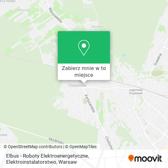 Mapa Elbus - Roboty Elektroenergetyczne, Elektroinstalatorstwo