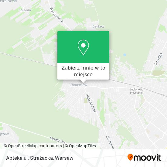 Mapa Apteka ul. Strażacka