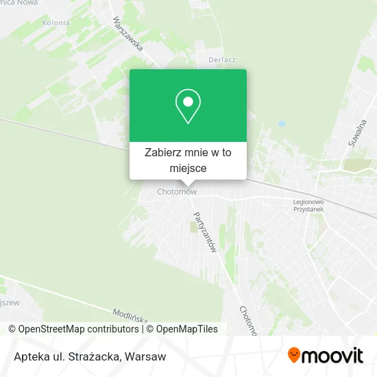 Mapa Apteka ul. Strażacka