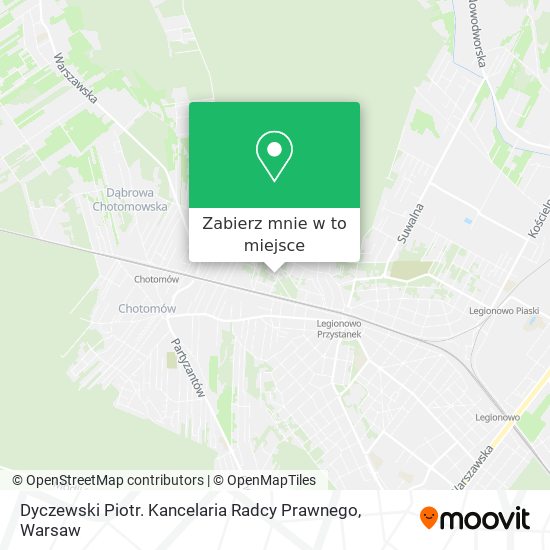 Mapa Dyczewski Piotr. Kancelaria Radcy Prawnego