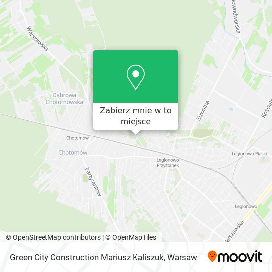 Mapa Green City Construction Mariusz Kaliszuk