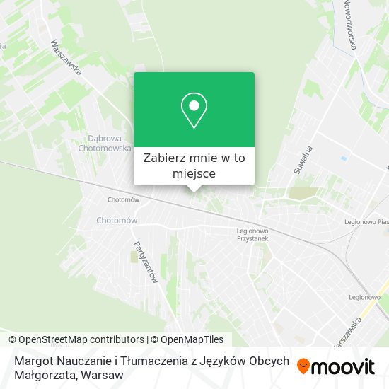 Mapa Margot Nauczanie i Tłumaczenia z Języków Obcych Małgorzata