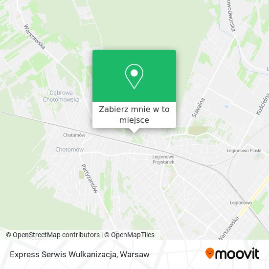 Mapa Express Serwis Wulkanizacja