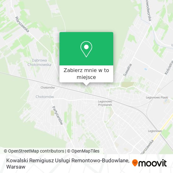 Mapa Kowalski Remigiusz Usługi Remontowo-Budowlane