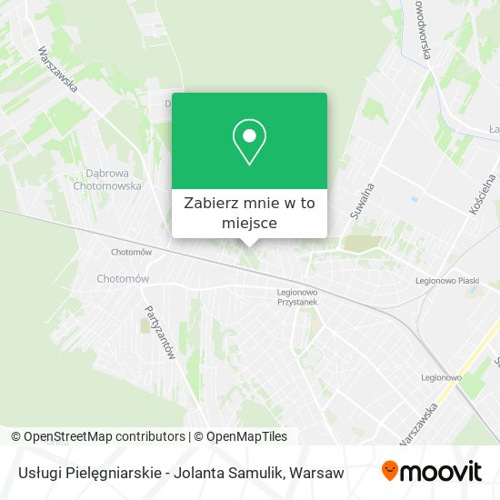 Mapa Usługi Pielęgniarskie - Jolanta Samulik