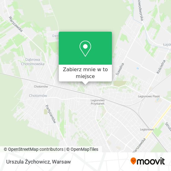 Mapa Urszula Żychowicz