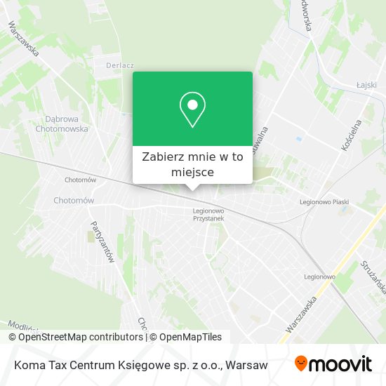 Mapa Koma Tax Centrum Księgowe sp. z o.o.