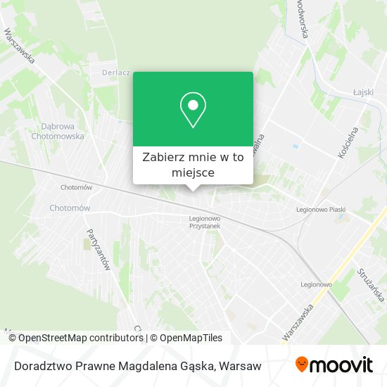 Mapa Doradztwo Prawne Magdalena Gąska