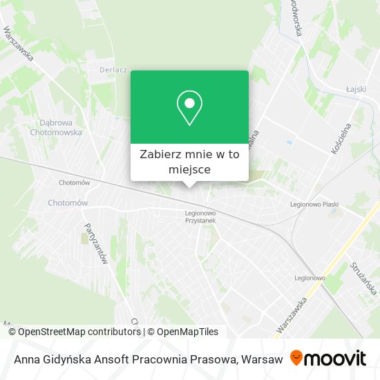 Mapa Anna Gidyńska Ansoft Pracownia Prasowa