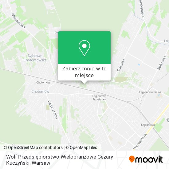 Mapa Wolf Przedsiębiorstwo Wielobranżowe Cezary Kuczyński