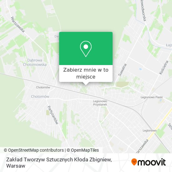 Mapa Zakład Tworzyw Sztucznych Kłoda Zbigniew