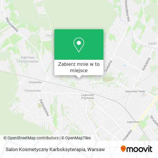 Mapa Salon Kosmetyczny Karboksyterapia