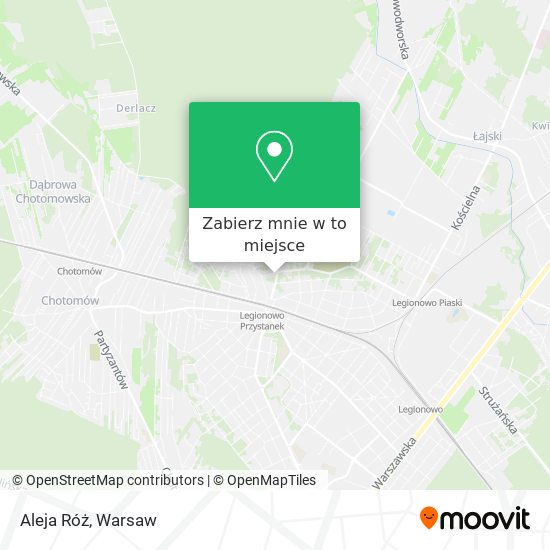 Mapa Aleja Róż