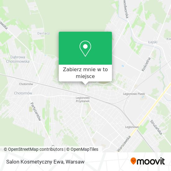 Mapa Salon Kosmetyczny Ewa