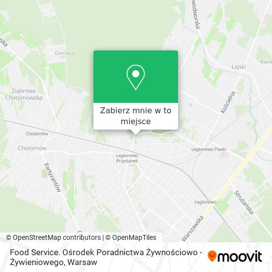 Mapa Food Service. Ośrodek Poradnictwa Żywnościowo - Żywieniowego