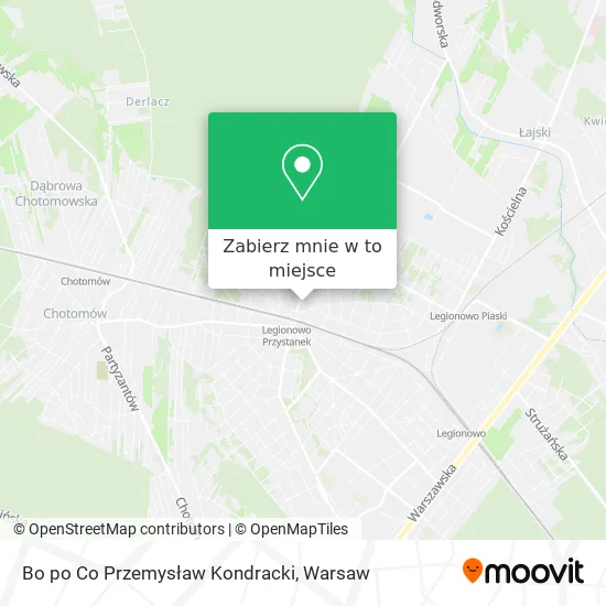 Mapa Bo po Co Przemysław Kondracki