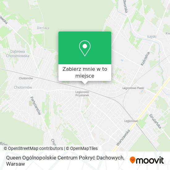 Mapa Queen Ogólnopolskie Centrum Pokryć Dachowych