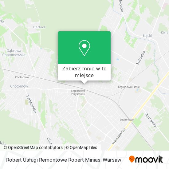 Mapa Robert Usługi Remontowe Robert Minias