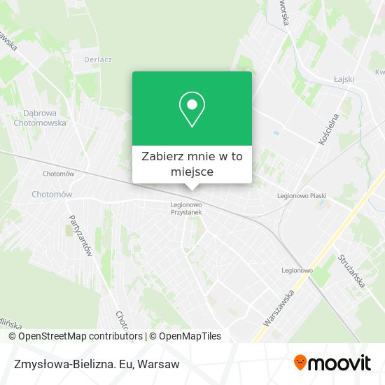 Mapa Zmysłowa-Bielizna. Eu