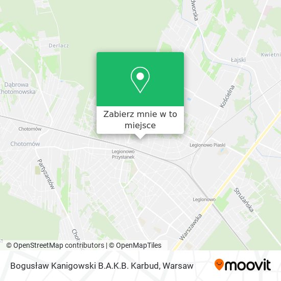 Mapa Bogusław Kanigowski B.A.K.B. Karbud