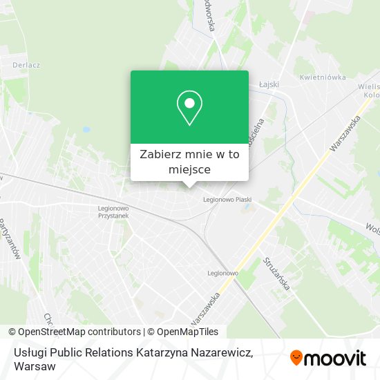 Mapa Usługi Public Relations Katarzyna Nazarewicz