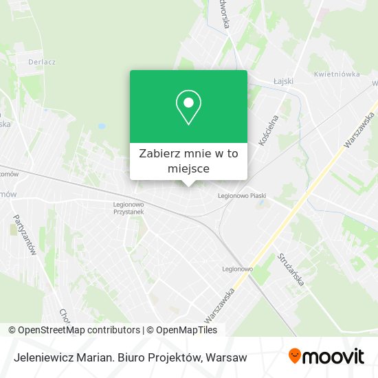 Mapa Jeleniewicz Marian. Biuro Projektów