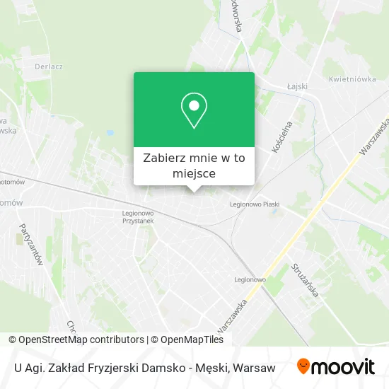 Mapa U Agi. Zakład Fryzjerski Damsko - Męski