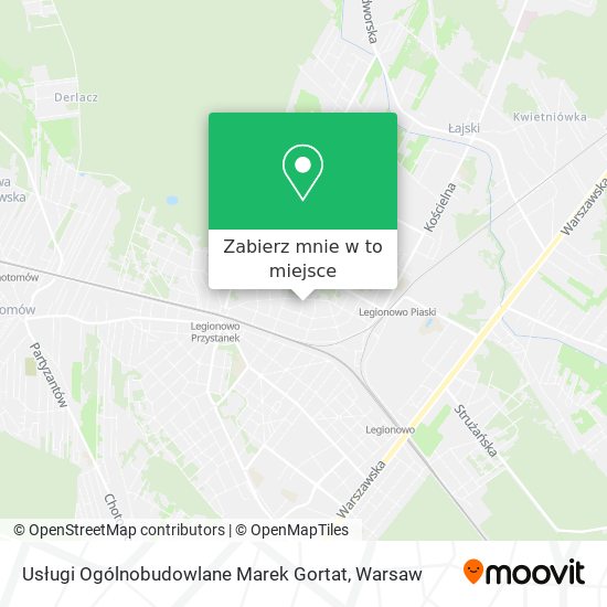 Mapa Usługi Ogólnobudowlane Marek Gortat